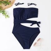 Maillot une pièce asymétrique Sungazer - Noir